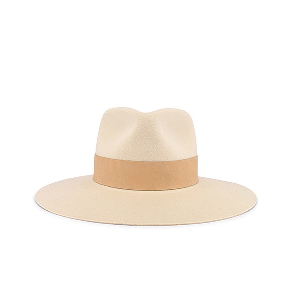 Janessa Leone Carter Hat in Off-White - Picture 3 of 4